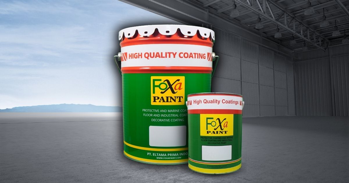 epoxy di gudang kargo bandara oleh epoxynesia